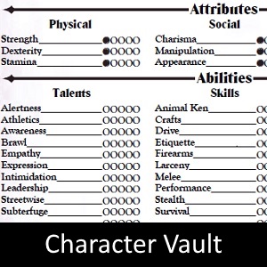 Character Sheets